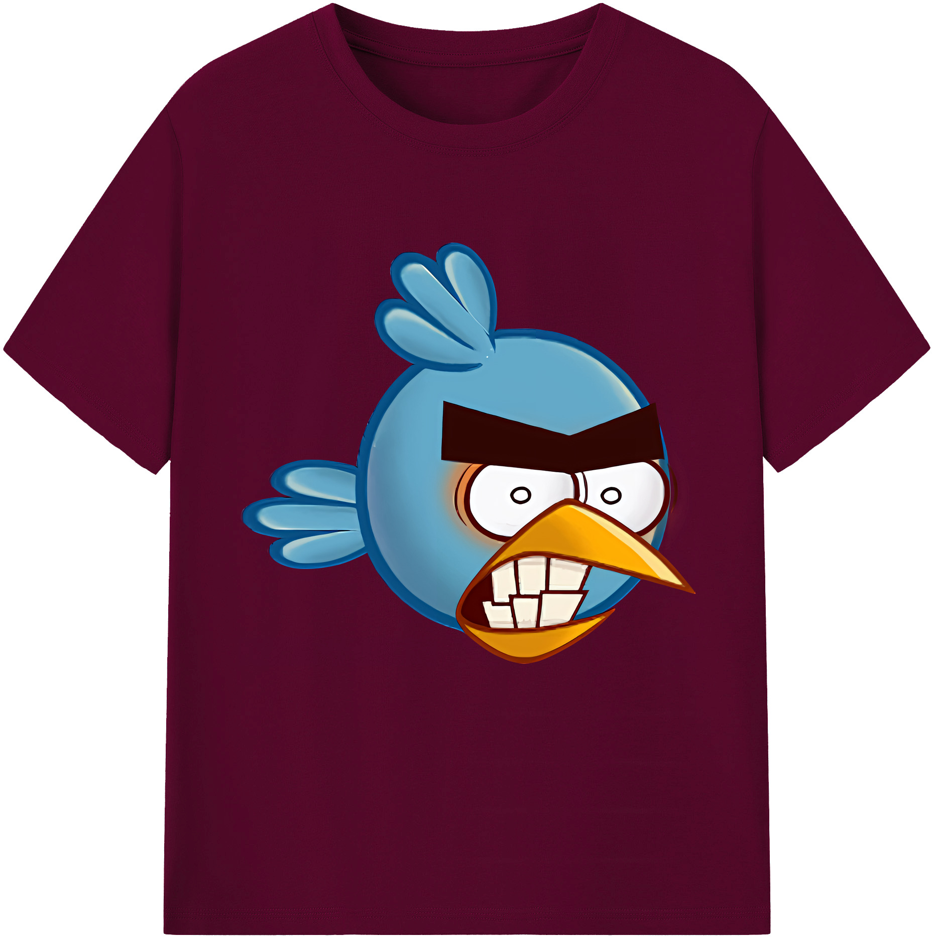 （画像用） Angry Birds アングリーバード レディースカジュアルプリントTシャツ（綿100％）